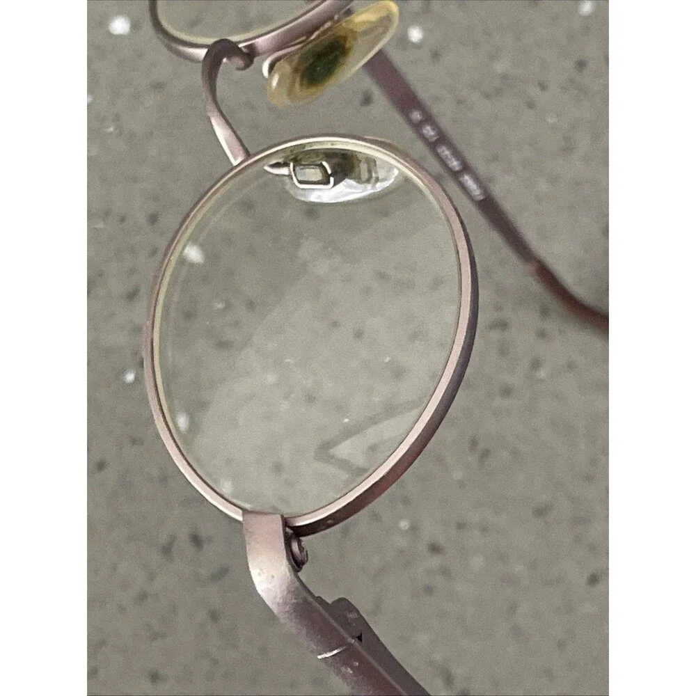 Fergani FE862 Eyeglasses Frame Only 42-21-125 30 Pink Round Italian Full Rim
